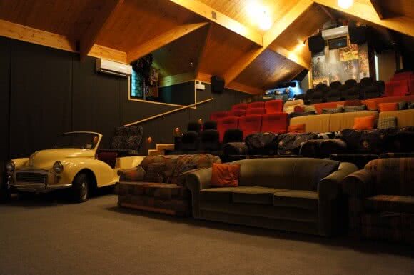 Image of the interior of Cinema Paradiso in Wanaka