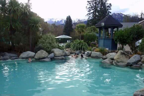 IMage of the thermal pools at Hanmer Springs