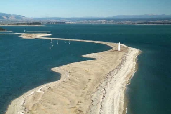 Image showing the unique Boulder Bank located near Nelson, New Zealand