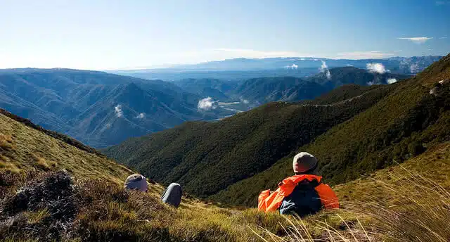 Image looking down over Nelson on one of the stunning walks