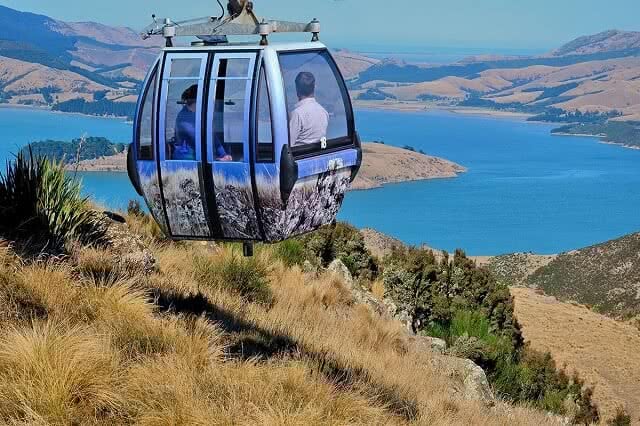 Image looking down from the Christchurch Goldola