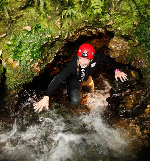 Blackwater rafting at Waitomo