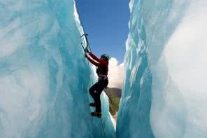 Ice climbing on the Franz Josef glacier