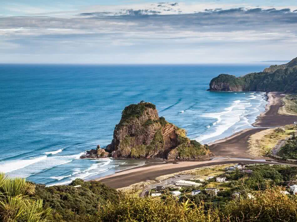 Piha Beach is one of Auckland's most popular on the west coast