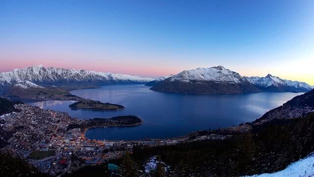 Aerial view of Queenstown