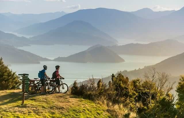 Queen Charlotte Track Biking