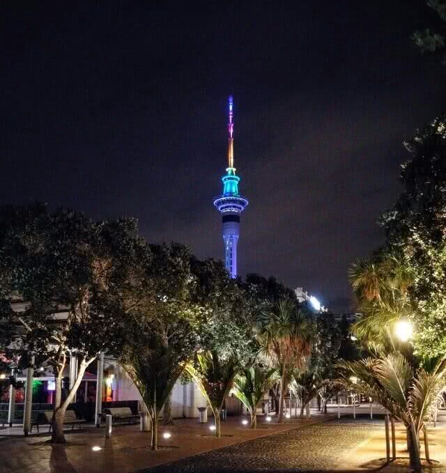 Auckland Skyline at night