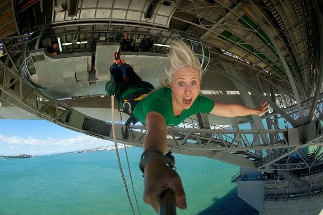 Auckland Harbour Bridge Bungy Jump AJ Hackett