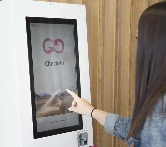 GO Rentals self service kiosk