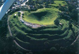 Mt Eden - Auckland Volcanoes Aerial image of Mt Eden