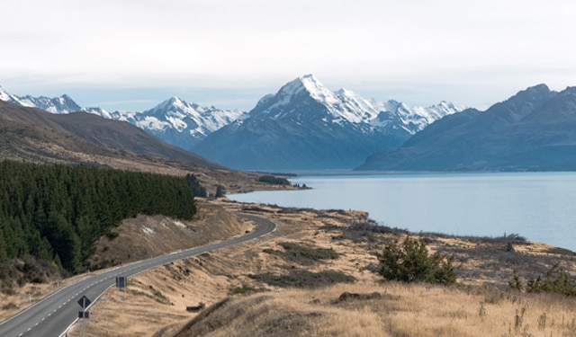 Road in Canterbury, New Zealand