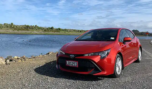 Red Toyota Corolla Hatch