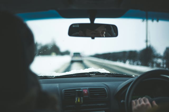 Fog car windshield