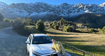 GO Rentals Snap Happy photo entry by Gabrielle travelling around New Zealand in a GO Rentals hybrid car